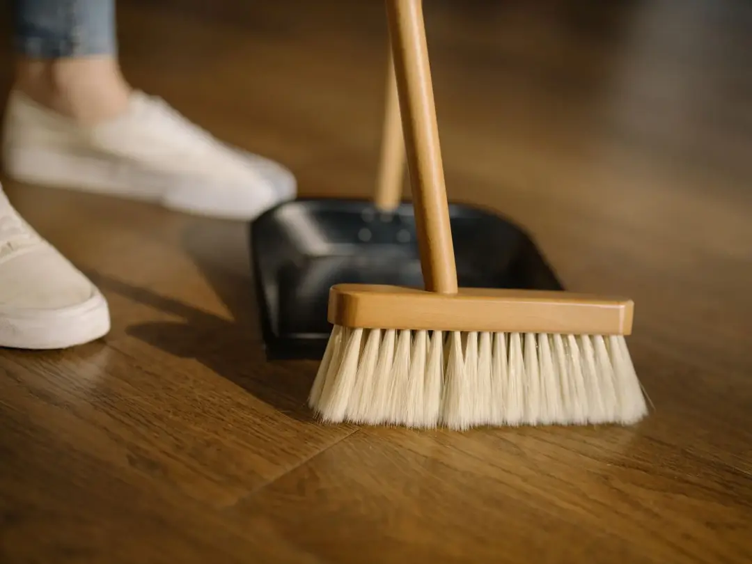 REMOVE DUST AND LOOSE DIRT
